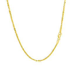 10k Yellow Gold Sparkle Chain 1.50 mm)