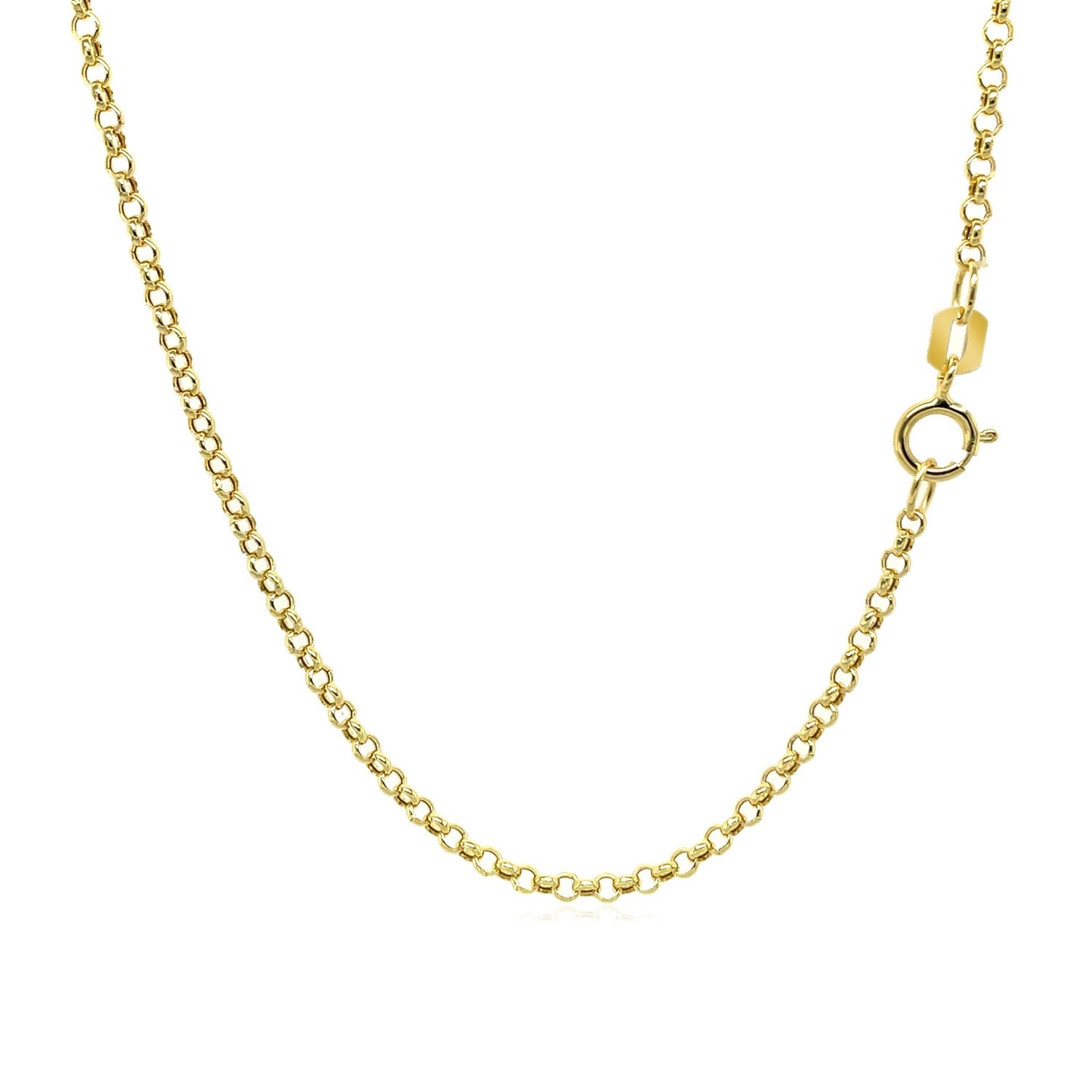 10k Yellow Gold Rolo Chain  (1.90 mm)