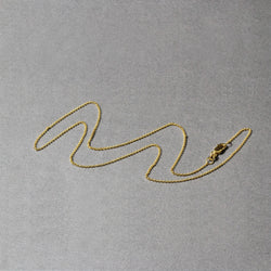 14k Yellow Gold Diamond Cut Rolo Chain (1.10 mm)