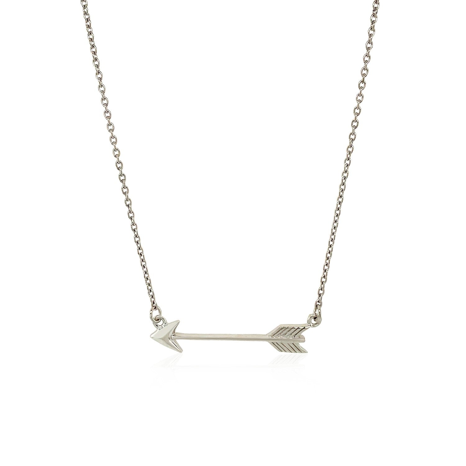 Necklace with Arrow in Sterling Silver