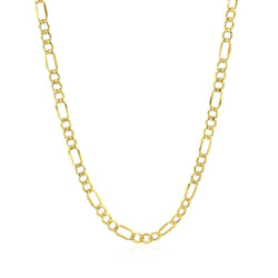 10k Yellow Gold Lite Figaro Chain (3.70 mm)