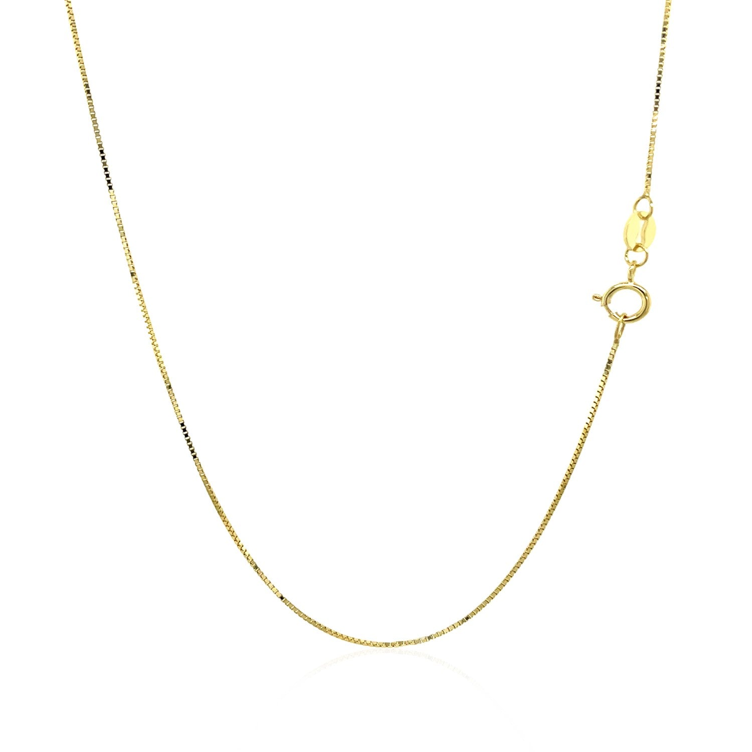 10k Yellow Gold Classic Box Chain (0.60 mm)