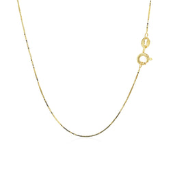 10k Yellow Gold Classic Box Chain (0.45 mm)