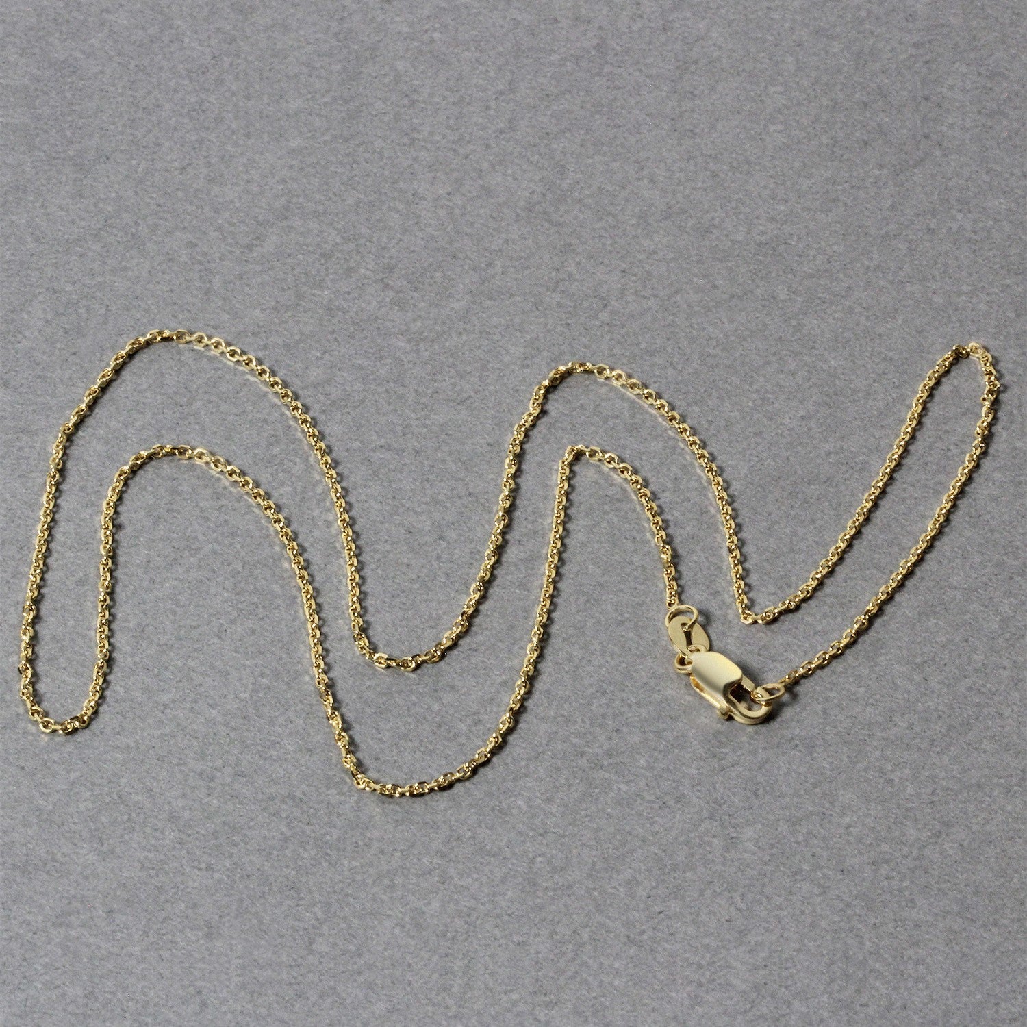 10k Yellow Gold Cable Chain (1.10 mm)