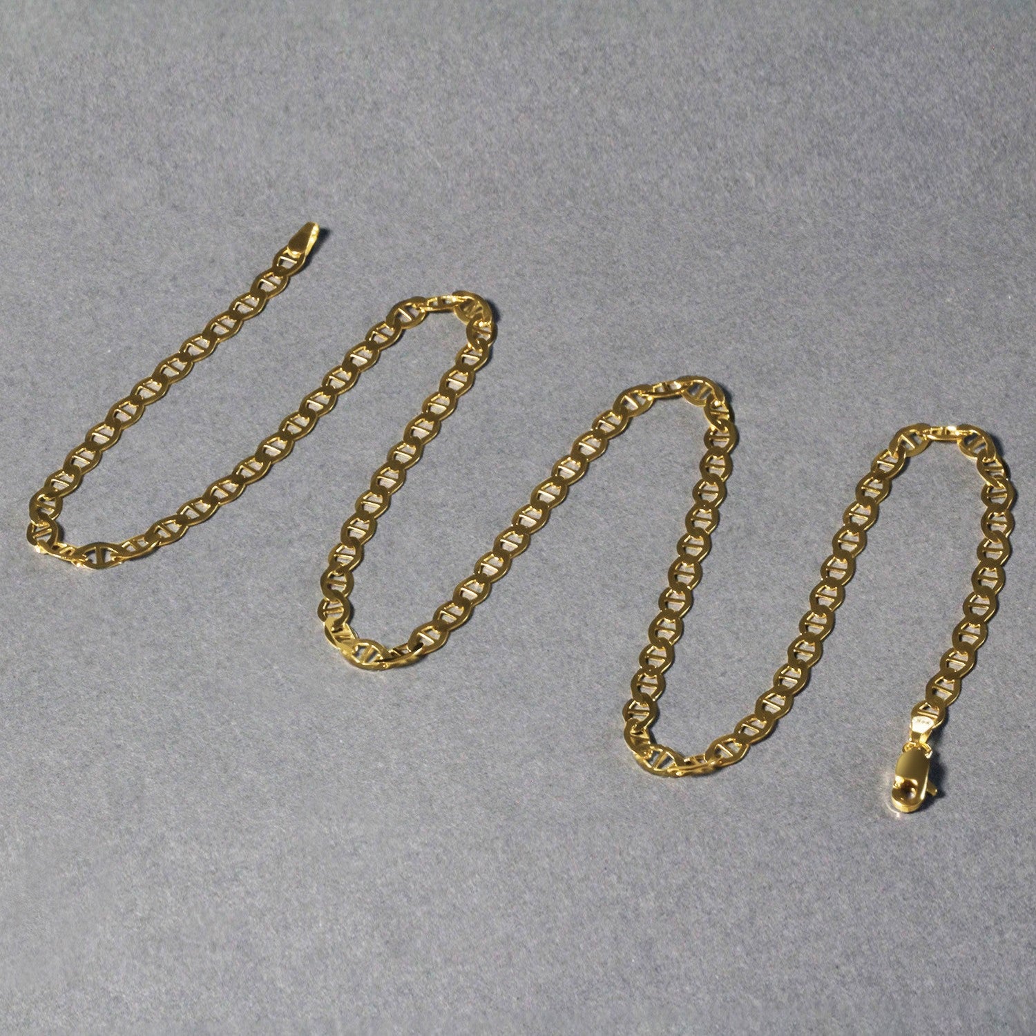 10k Yellow Gold Mariner Link Chain (4.50 mm)