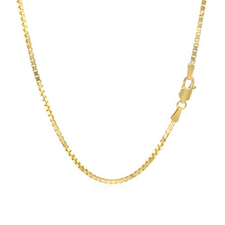 14k Yellow Gold Classic Box Chain (1.4 mm)