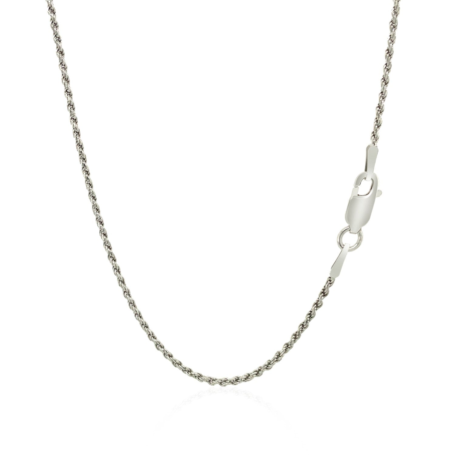 Sterling Silver Diamond Cut Rope Style Chain (1.40 mm)