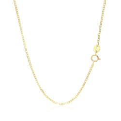 14k Yellow Gold Mariner Link Chain (1.20 mm)