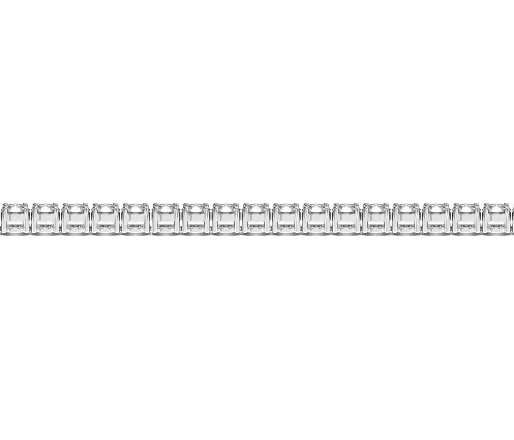 Lab Grown Round Diamond Tennis Bracelet in 14k White Gold (7 cctw F/G  VS2/SI1)