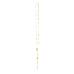 14K Yellow Gold Rosary Necklace