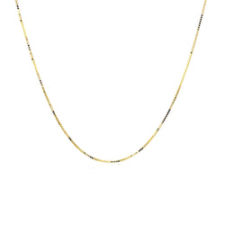 10k Yellow Gold Classic Box Chain (0.45 mm)