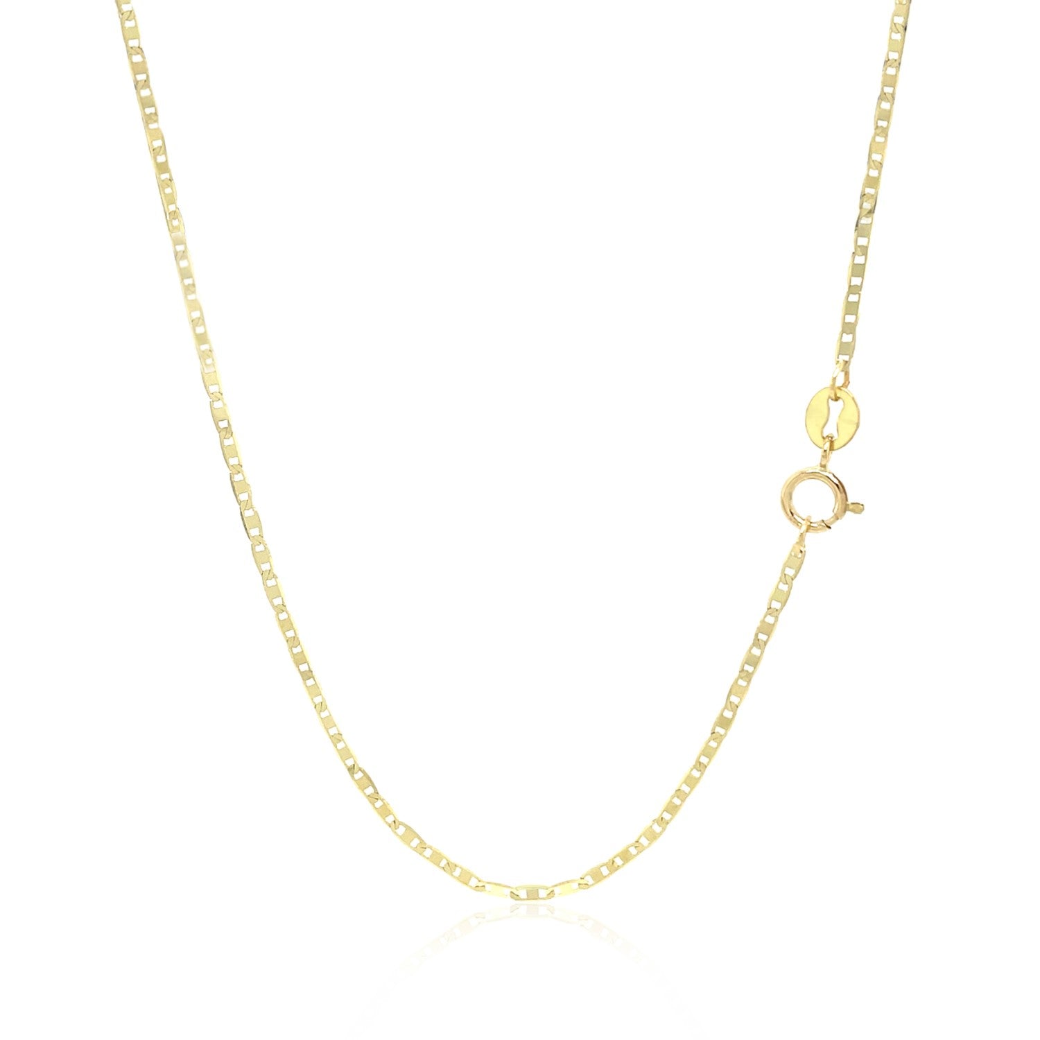 10k Yellow Gold Mariner Link Chain (1.20 mm)