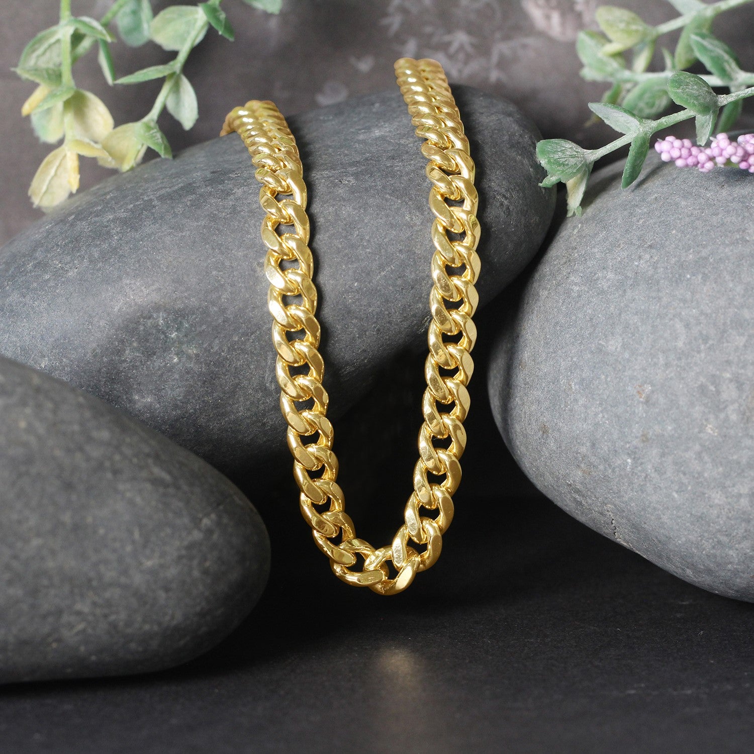 10k Yellow Gold Semi Solid Miami Cuban Chain (6.60 mm)