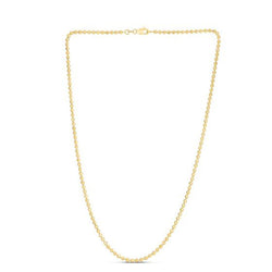 Moon Cut Bead Chain in 14k Yellow Gold (2.50 mm)