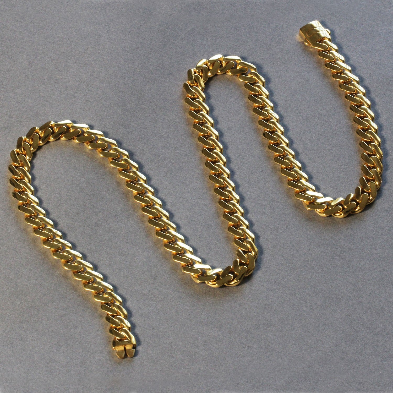 14k Yellow Gold 22 inch Polished Curb Chain Necklace