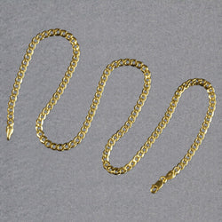 10k Yellow Gold Curb Chain (4.40 mm)