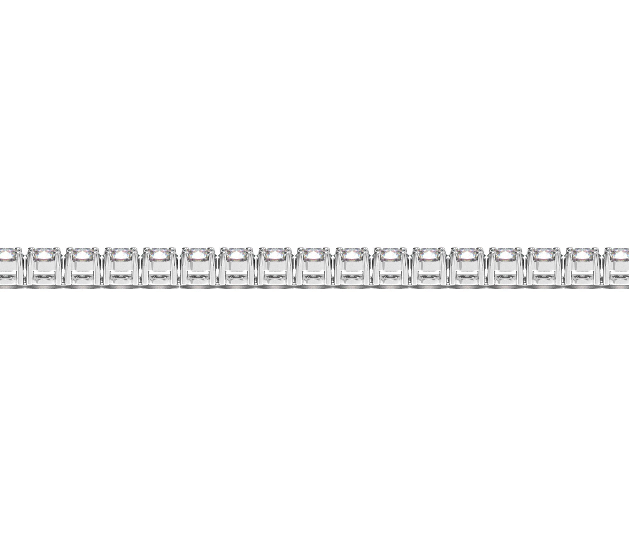 Lab Grown Round Diamond Tennis Bracelet in 14k White Gold (6 cctw F/G  VS2/SI1)