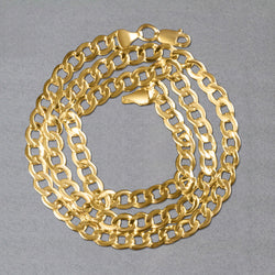 10k Yellow Gold Curb Chain (5.30 mm)